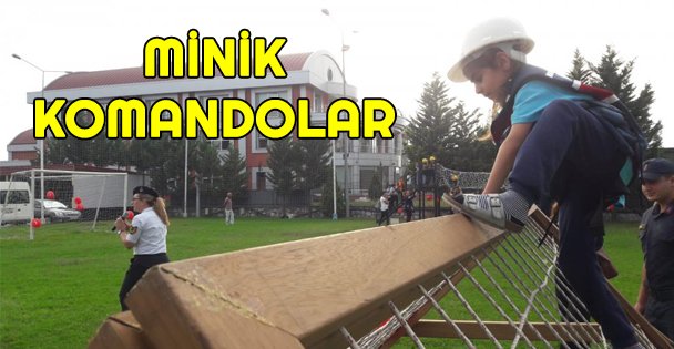 Özel minikler komando oldu