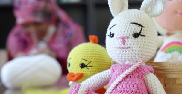 Özel Öğrenci Hilal'den Örgü Bebekler