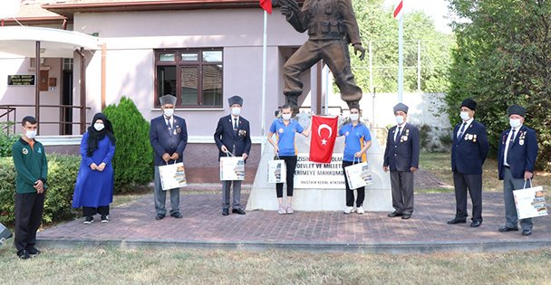 Özel öğrencilerin en özel ziyareti gazilere