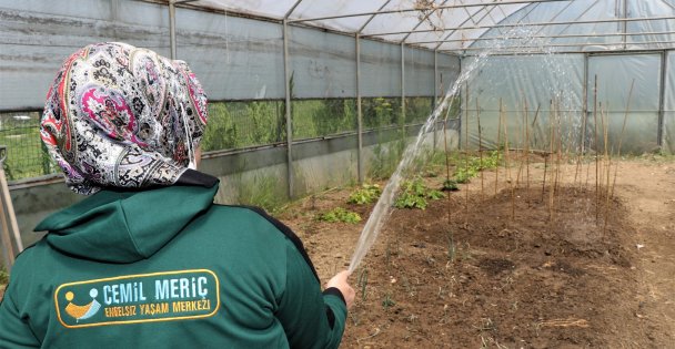 Özel öğrencilerin yetiştirdiği ürünler ihtiyaç sahibi ailelere dağıtılacak