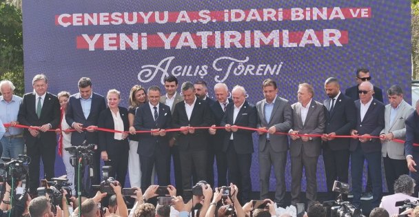 Özgür Özel, Çenesuyu'nun Yeni Yatırımlarını Hizmete Açtı