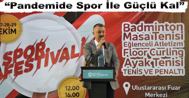 'Pandemide Spor İle Güçlü Kal”