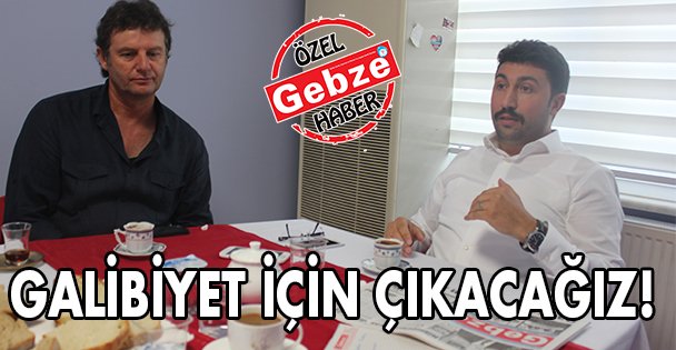 Pazar günü galibiyet için çıkacağız