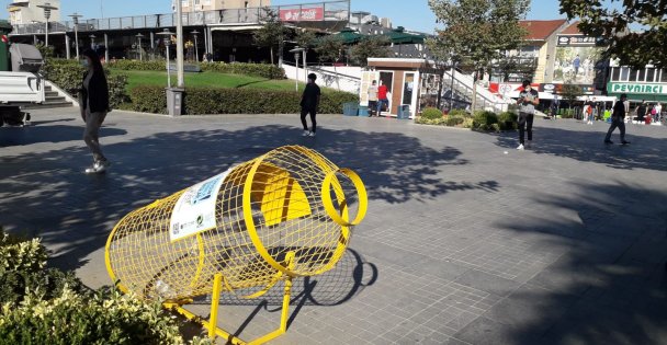 Plastik atıklar için atık kafesi geliyor