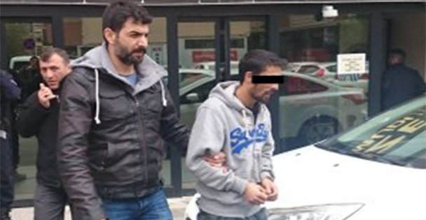 Plastik hırsızı yakalandı!