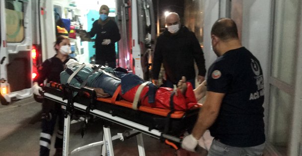 Polisten kaçarken 2 metrelik duvardan düşen kişinin ayağını kırdı