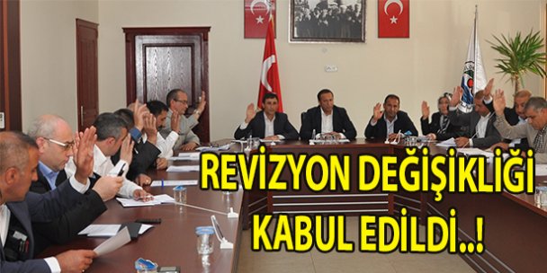 Revizyon değişikliği kabul edildi