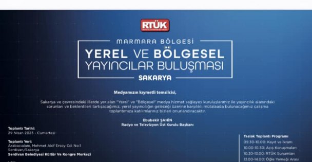 RTÜK DEN MEDYA BULUŞMASINA DAVET