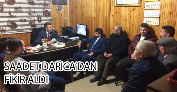 Saadet Darıca'dan Fikir Aldı