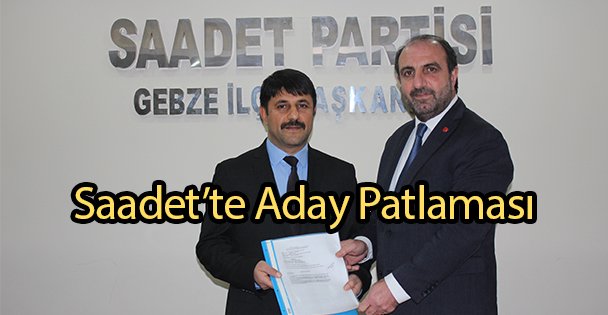 Saadet'te Aday Patlaması