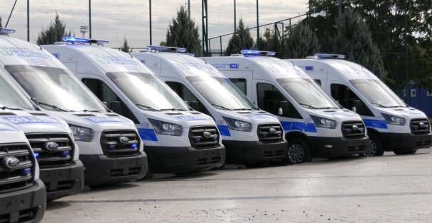 Sağlığa güvenli ulaşım; Mavi Ambulanslar