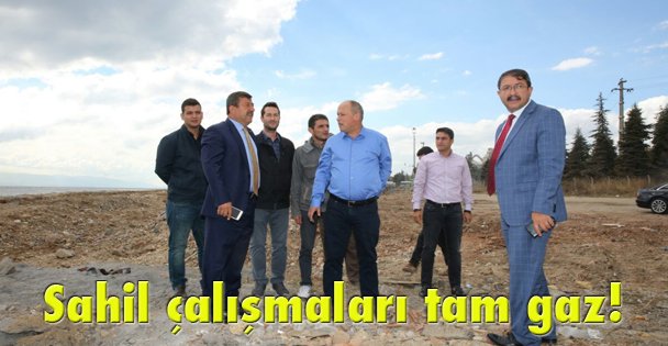 Sahil çalışmaları tam gaz!