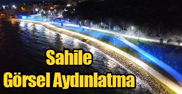 Sahile Görsel Aydınlatma