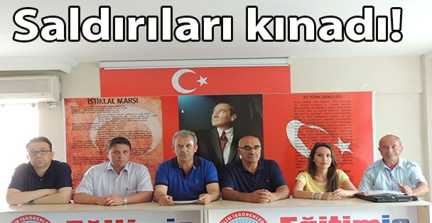 Saldırıları kınadı!