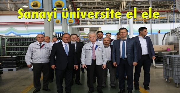 Sanayi üniversite el ele