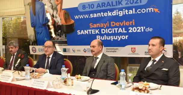 SANTEK DIGITAL 2021-SANAL FUARI için basın toplantısı düzenlendi