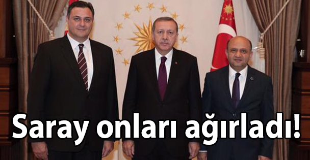 Saray onları ağırladı!
