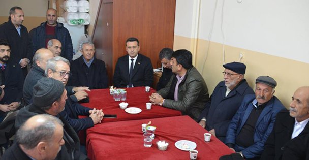 Sarıbay ve Törk'ten taziye ziyareti