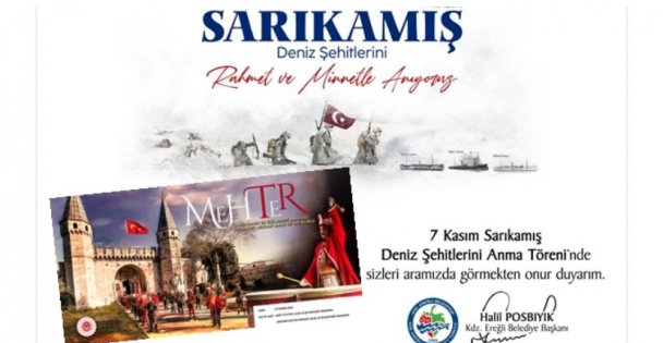 SARIKAMIŞ  PLATFORMU KDZ EREĞİLDE SARIKAMIŞ ŞEHİTLETİNİ ANACAK