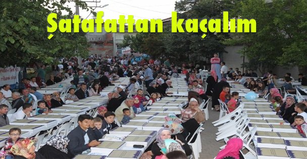 Şatafattan kaçalım!