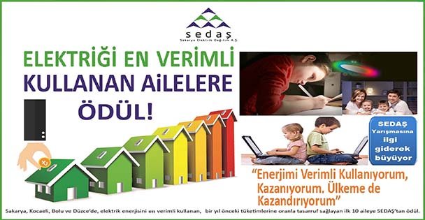 Sedaş 10 Aileye Ödül Verecek