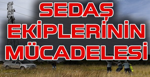 Sedaş Ekiplerinin Enerji Mücadelesi