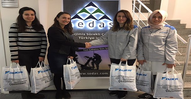 Sedaş'a çalışanlardanda destek geliyor.