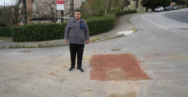 SEDAŞın kazdığı çukura belediye aracı düştü