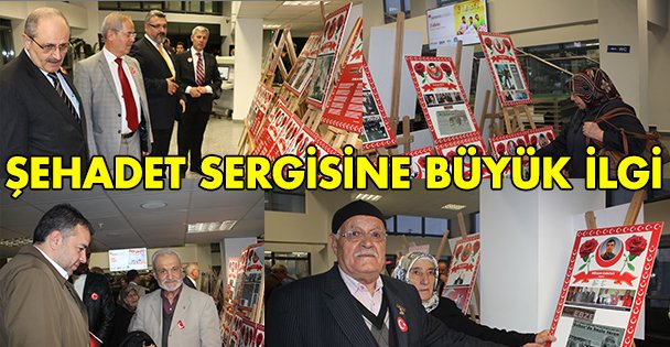 Şehadet Sergisi'ne büyük ilgi!