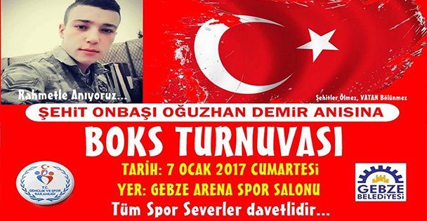 Şehidimiz İçin Turnuva!