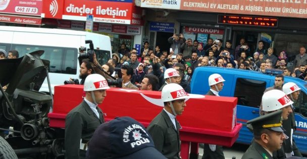 Şehidimiz son yolculuğuna uğurlandı