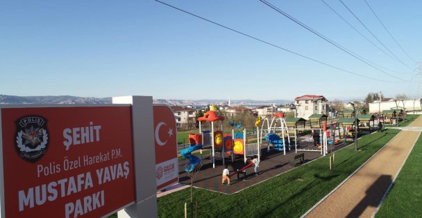 ŞEHİDİN ADI YENİ TAMAMLANAN PARKTA YAŞAYACAK