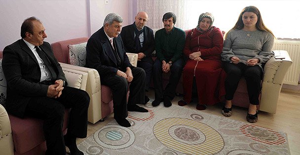 Şehit ailesine ziyaret