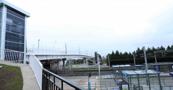 Seka Park'taki İlk Üst Geçit Hizmete Girdi