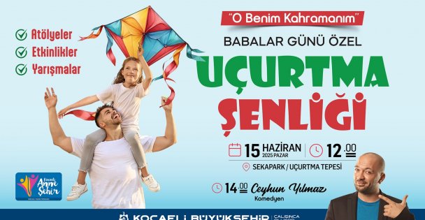 Sekaparkta uçurtmalar babalar için uçacak