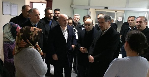 Şeker, Kani Öztrük'ü Hastane de ziyaret etti