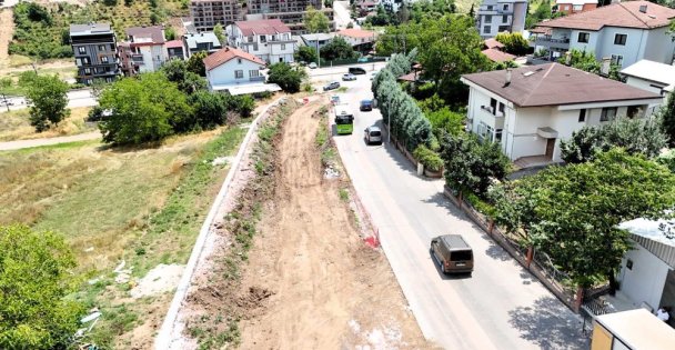 Selahattin Eyyubi Caddesi'nde 2. etapta sona doğru