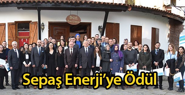 Sepaş Enerji'ye Ödül