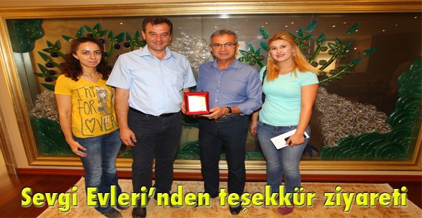 Sevgi Evleri'nden teşekkür ziyareti
