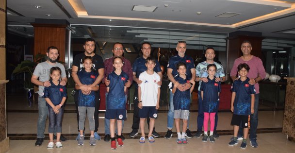 Short Track Milli Takım sporcularına 