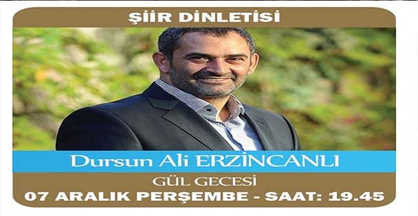 ŞİİRLERİNİ DARICA'DA SESLENDİRECEK