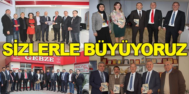 Sizlerle büyüyoruz!