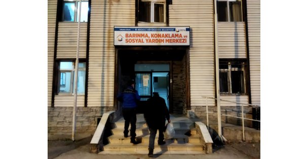 Sokaktan kurtarıldı, Barınma Merkezine yerleştirildi