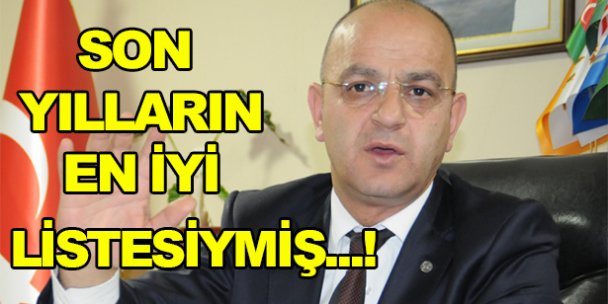 Son yılların en iyi listesi yapıldı