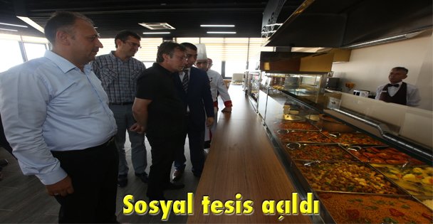 Sosyal tesis açıldı