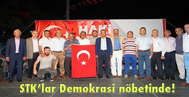 STK'lar Demokrasi nöbetinde!