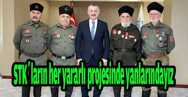 STK'ların her yararlı projesinde yanlarındayız