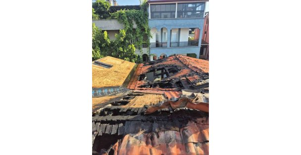 Tadilat sırasında çıkan kıvılcımlar yangına sebep oldu