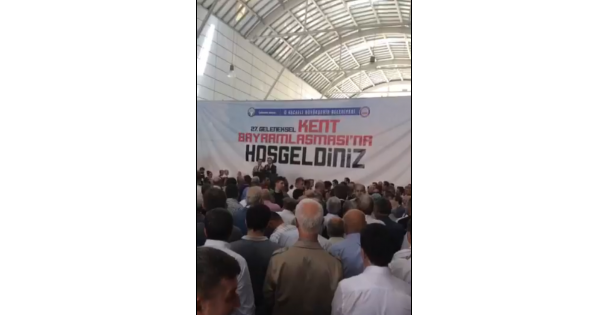 Tahir Büyükakın helallik istedi