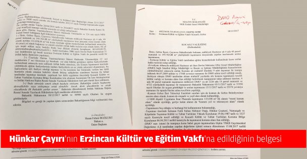 Tahsin Tarhan o belgeleri paylaştı